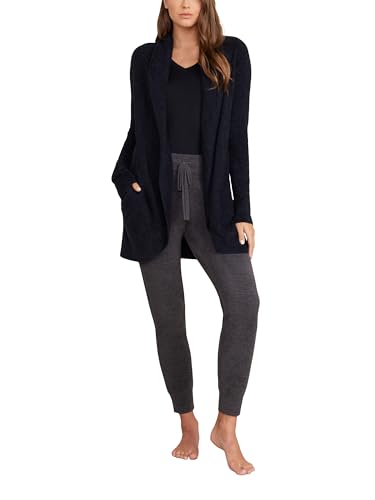 Barefoot Dreams® CozyChic Lite® Circle Cardi - color: Black, size: 3X