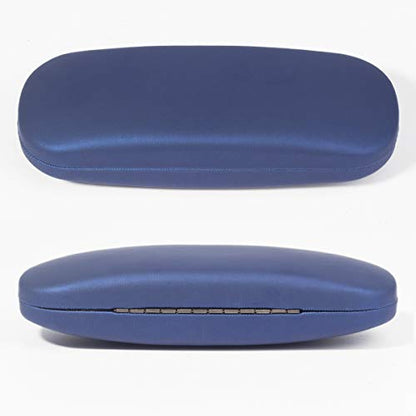 RayLove Unisex Hard Shell Eyeglasses Cases, Protective Case For Glasses - color: 2blue