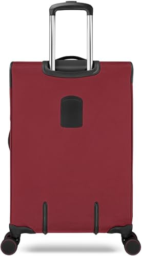 Everest Expandable Softside Spinner - color: Wine, size: 25-Inch Spinner