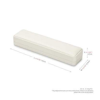 Oirlv Creamy White Long Necklace Box - color: Creamy-white, size: Long Chain Box