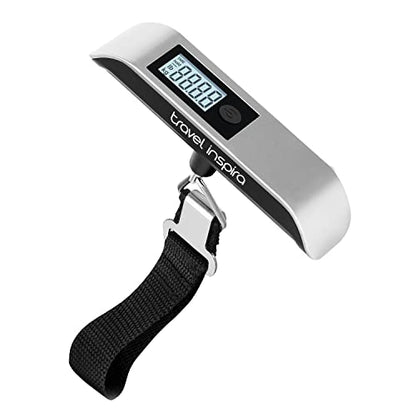 travel inspira Luggage Scale, Portable Suitcase, Weighing Scales - color: Silver