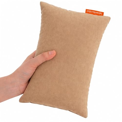 Pipsqueak Travel Pillow - Small, Mini, Tiny - 11 x 7 in, Microfiber - color: Khaki, size: 1 Pack, style: Non-Personalized