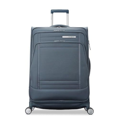 Samsonite UpLIFT Lightweight Large Checked Softside 3-Piece Luggage Set with Spinner Wheels - Expandable - Airline-Approved, Polyester Soft Suitcase for Ultra Light Travel - Elemental Blue - color: Elemental Blue, size: 3-Piece Set (CO/MD/LG)