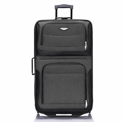Travel Select Amsterdam Softside Expandable Luggage with Rolling Wheels, Gray, 29-Inch Large - color: Gray, size: 29-Inch Large