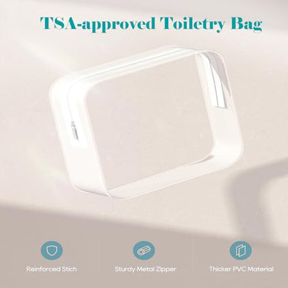Toiletry Travel Bottles for Men Women, 3.4oz/100ml Refillable Plastic Containers with TSA Approved Toiletry Bag - Clear Cosmetic Kit for Shampoo, Conditioner, Lotion and Travel Essential(4Pack, Black) - color: Black