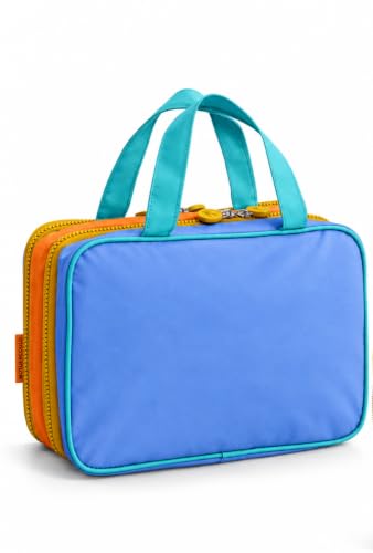 Kids Travel Organizer, Boys Bag With Hook, Toiletry and Makeup Bag, Small - color: CB Blue, size: Small
