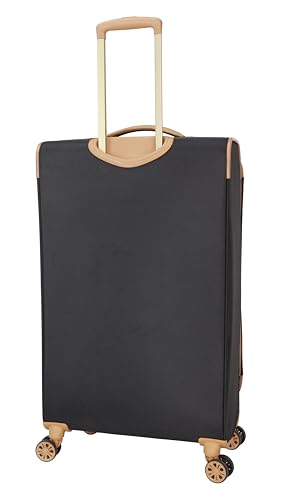 Dockers Seahorse Softside Expandable 8-Wheel Spinner Travel Checked Luggage, 28-Inch, Black - color: Black, size: 28-Inch Checked