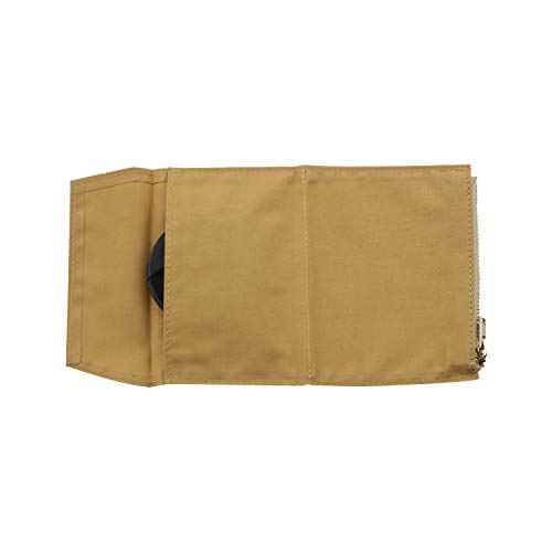 Canvas Zipper Pouch Refill for Travelers Notebook,Insert Pocket Pack with 2 Elastic Bands TN Accessories Paper Card Holder Storage Bag (Passport Size, Yellow) - style: Yellow Passport Size