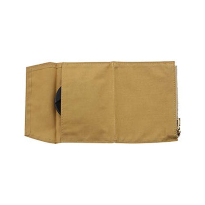 Canvas Zipper Pouch Refill for Travelers Notebook,Insert Pocket Pack with 2 Elastic Bands TN Accessories Paper Card Holder Storage Bag (Passport Size, Yellow) - style: Yellow Passport Size