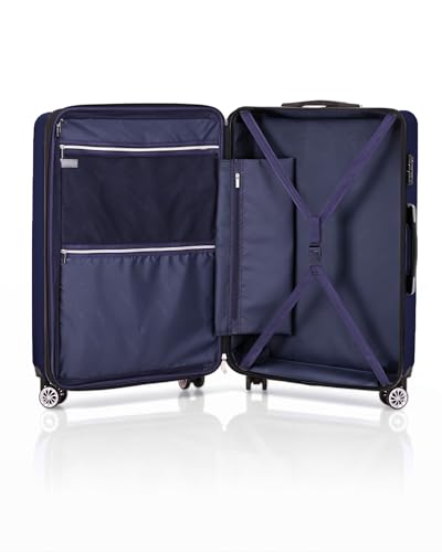 Coolife Luggage, Lightweight and Durable Hardshell, 28 in, navy new - color: navy new, size: L(28in)