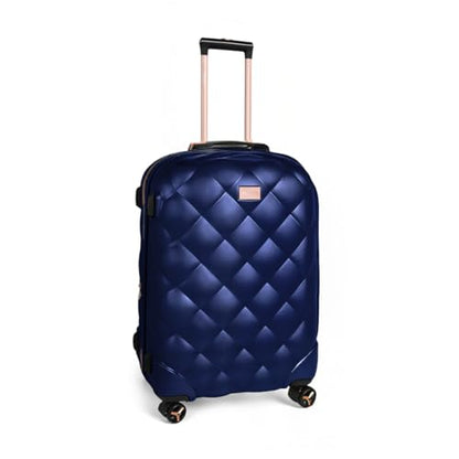 25'' Luggage,Expandable,PC Hardshell Suitcases w/Wheels - color: NAVY, size: 25 inch Single Piece