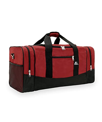 Everest 025 Crossover Duffel Bag Large, 25", Burgundy - color: Burgundy