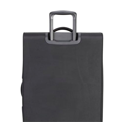Kenneth Cole REACTION The Venturer 20-Inch Carry-On Lightweight Durable Softside 8-Wheel Spinner Cabin Size Luggage, Black - color: Black, size: Medium