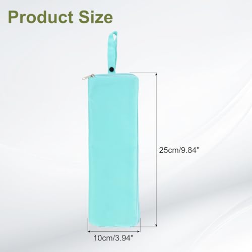 uxcell Wet Umbrellas Bag 10x4" Waterproof Oxford Cloth Reversible - color: Sky Blue, size: 10x4"