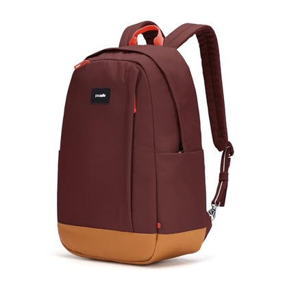 Pacsafe GO 25L Anti Theft Backpack, Garnet Red - color: Garnet Red