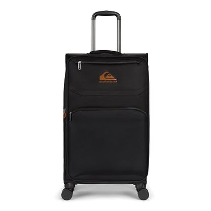 Quiksilver Buxton Suitcases Softside Expandable Luggage with Spinner Wheels, Large 3-Piece Set (20/26/30) (Black) - color: Black