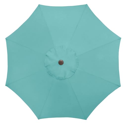 BrylaneHome 9 Ft. Tilt-And-Crank Umbrella - color: Haze