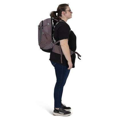 Osprey Sportlite 25L Lightweight Hiking Backpack, Purple OS - color: Graphite Purple, style: 25l - Extended Fit