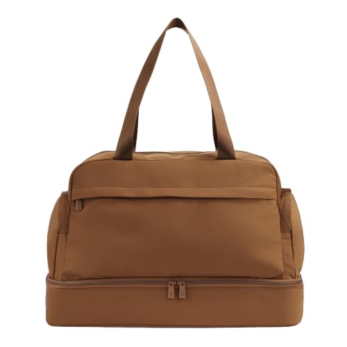 Away Featherlight Weekender Bag, Airline Approved Carry-On Bag - color: Amaro Brown