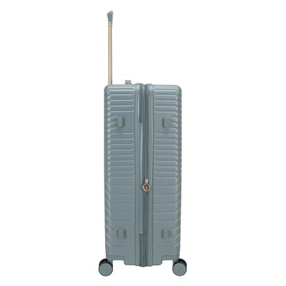 Jessica Simpson Abilene 28" Expandable 8-Wheel Spinner Large Checked Luggage Suitcase, Chinois Green - color: Chinois Green, size: Large Checked