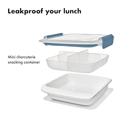 OXO Good Grips Prep & Go Slim Container with Removable Divider - Ocean Blue - color: Ocean Blue, style: Slim with Removable Divider