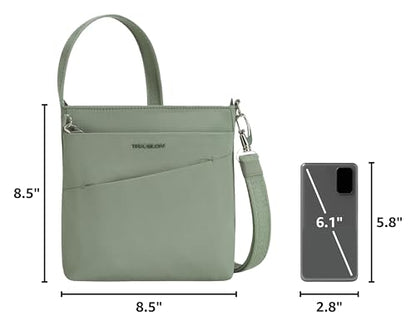 Travelon Anti-Theft Roam Small Crossbody - color: Moss