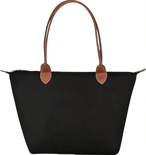 Large Work Tote Bag for Women, Everyday Commuter Shoulder Bag for Office - color: Black
