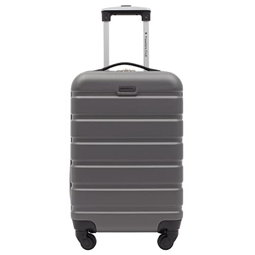 Travelers Club Harper Luggage, Charcoal, 2 Piece Set - color: Charcoal, size: 2-Piece Set