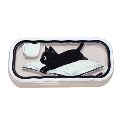 Cute Cat Hard Shell Glasses Case,Stocking Stuffers for Teengirls - color: Case - Cat