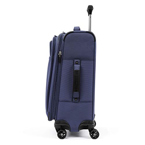Travelpro Tourlite Softside 2-Piece Set, Expandable Luggage, 4 Spinner Wheels, Lightweight Suitcase, 21" Carry-On, 25" Checked Medium, Blue - color: Blue, size: 2-Piece Set (21/25)