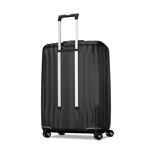 Samsonite UpLIFT Large Checked Hardside Luggage with Spinner Wheels - Airline-Approved, TSA Lock, Adjustable Handle System - Polycarbonate Hard Suitcase for Ultra Lightweight Travel - Phantom Black - color: Phantom Black, size: Large Checked Spinner