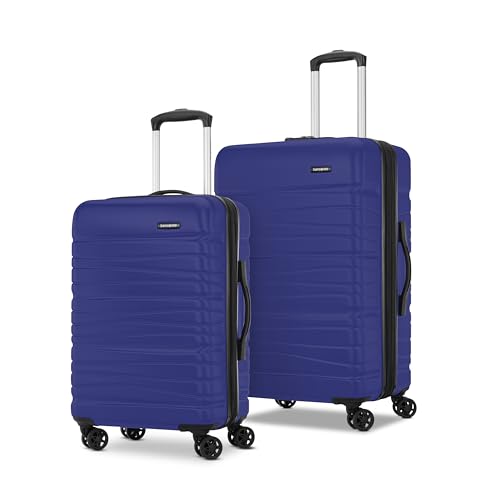 Samsonite Evolve SE Hardside Expandable Luggage with Spinners | Saphir Blue | 2PC SET (Carry-on/Medium) - color: Saphir Blue, size: 2-Piece Set (Carry-on/Medium)