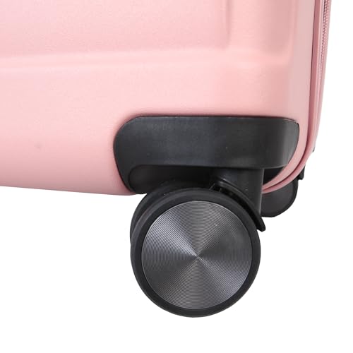 TRIPS EON 28-Inch Lightweight Durable Hardside 8-Wheel Spinner Checked Suitcase Size Luggage, Ash Rose - color: Ash Rose, size: LARGE CHECKED
