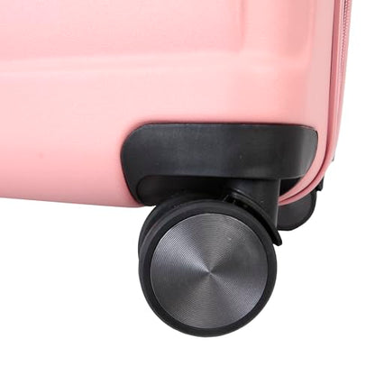 TRIPS EON 28-Inch Lightweight Durable Hardside 8-Wheel Spinner Checked Suitcase Size Luggage, Ash Rose - color: Ash Rose, size: LARGE CHECKED