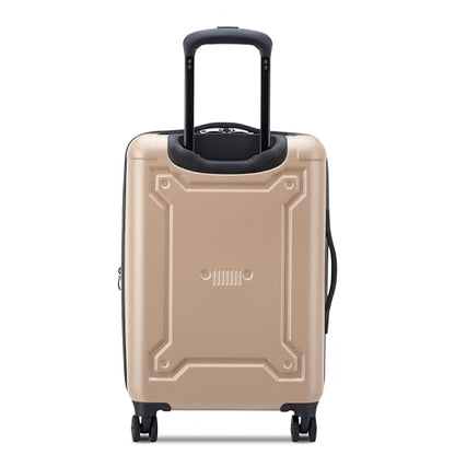 Jeep JH004C Hardside Expandable Luggage with Spinner Wheels, Beige, Carry-On 20 Inch - color: Beige, size: Carry-On 20 Inch