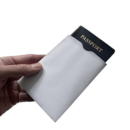 Specialist ID RFID Passport Protector Sleeve with 13.56 mhz Signal Blocking Protection - USA Made - Secure Anti Theft Passport Cover Shield for Passport Books Great for Travel