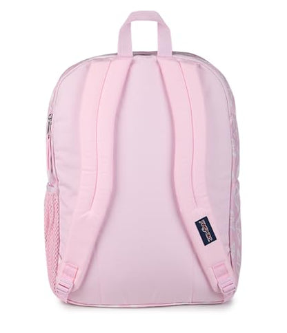 JanSport 34L Big Backpack - 15 Inch Laptop Sleeve, Flutter By Pink - color: Flutter By Pink Ice