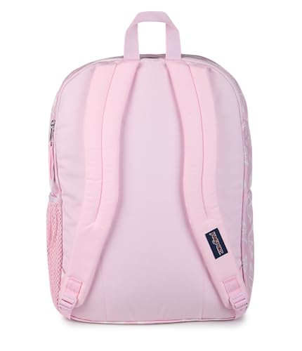 JanSport 34L Big Backpack - 15 Inch Laptop Sleeve, Flutter By Pink - color: Flutter By Pink Ice