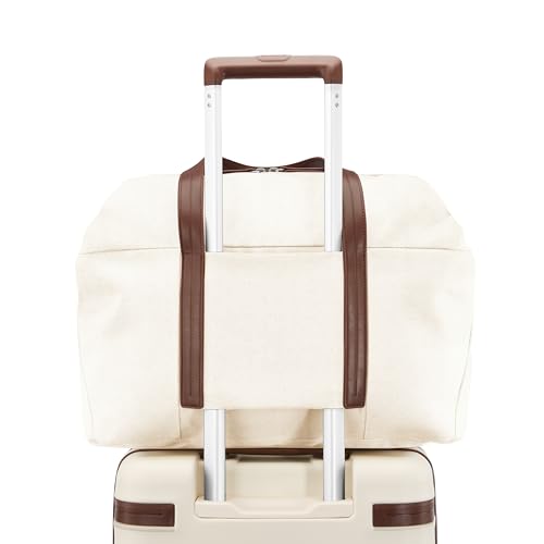 Samsonite Virtuosa Weekender Duffel Overnight Bag with Laptop Computer Sleeve - color: Off White