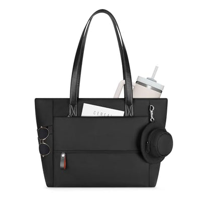 Tote Bag for Women, Work Tote Bags for Women, Nurse Teacher Bag - color: Black