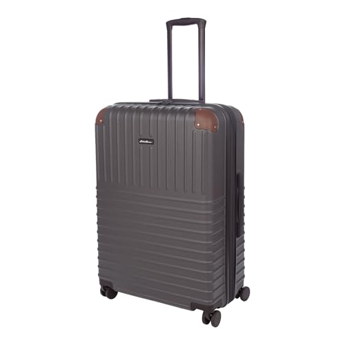 Eddie Bauer Strata Luggage | Hardside | Spinner Wheels | Expandable | Lightweight | Travel Essentials, Cinder, 30" (Check-In) - color: Cinder, size: 30" (Check-In)