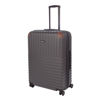 Eddie Bauer Strata Luggage | Hardside | Spinner Wheels | Expandable | Lightweight | Travel Essentials, Cinder, 30" (Check-In) - color: Cinder, size: 30" (Check-In)