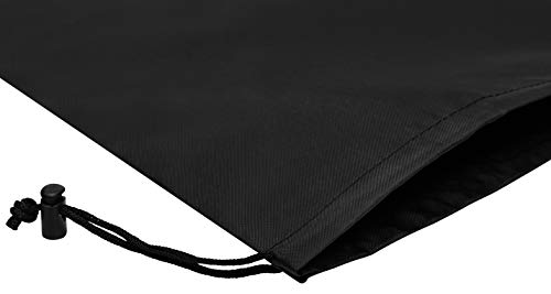 PALTERWEAR 토글이 있는 드로스트링 파우치 (25.4 x 38.1cm(10 x 15인치), 12팩, 블랙) 여행, 체육관, 신발 및 보관용 나일론 신치 백 (블랙) - color: 블랙., size: 10 x 15 - 12 pack