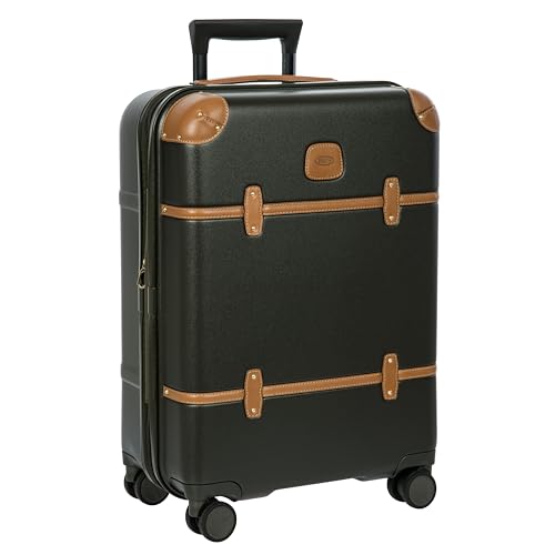 Bellagio 21" Expandable Cabin Trolley, Airline Approved, Spinner - Olive - color: Olive, size: 21" Carry On Expandable