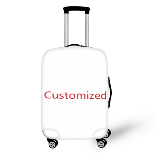 Customized Travel Luggage Covers Anti Scratch Thick Personalized Suitcase Case Fits 30-32 Inch - color: 1-Customized, size: XL(for 30-32 inch luggage)