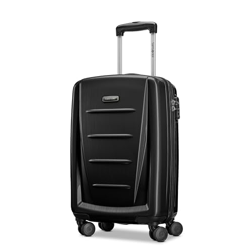 Samsonite Winfield 2 - 20-Inch Hardside Luggage with 360° Spinner Wheels, TSA Lock, Airline Approved - Brushed Anthracite - color: Brushed Anthracite, size: Carry-on Spinner