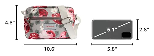 Cross body Bags for Women Lightweight Mini Crossbody Bags Everyday Bag Small Purses Travel Shoulder Bag Ladies Handbags - color: Beige Rose
