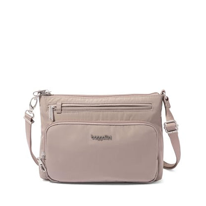 Baggallini Securtex Anti-Theft Keepsake Crossbody - color: Moonrock