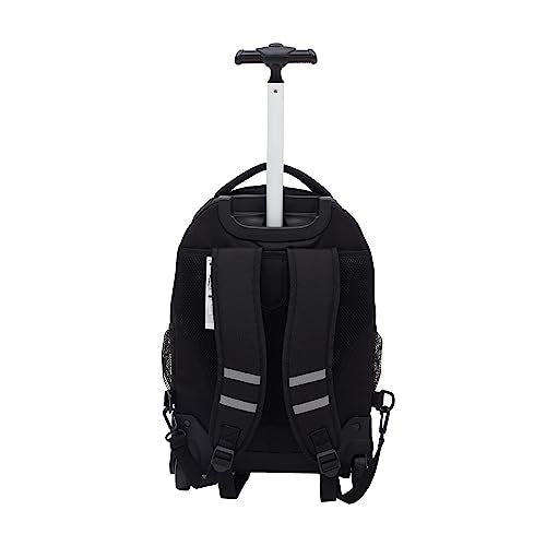 Travelers Club 18" Rolling Backpack with Shoulder Straps, Black - color: Black, size: 18 Inch