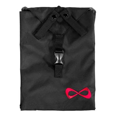 Nfinity Uniform Organizer - Closet Storage - Wardrobe Space Saving Solution - color: Classic Black/Red Logo